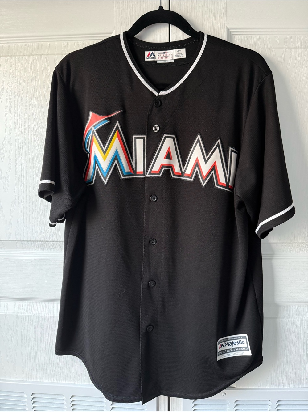 Majestic Miami Marlins Jersey #16 Jose’ Fernandez Size Large
